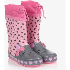 Rosa Botas de agua Playshoes Botas de lluvia 'Katze' - Rose