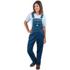 Liberty Women's Denim Bib Overalls Blue