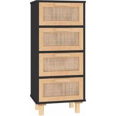vidaXL Black 40 x 30 x 90 cm Sideboard