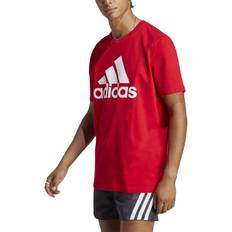 Adidas Red Clothing adidas Essentials Single Jersey Big Logo T-shirt - Better Scarlet