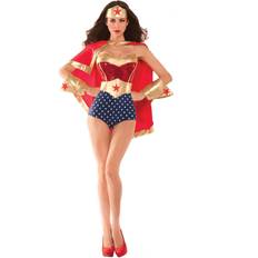 Wonderful Babe Costume for Women Brown Blue Red S