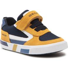 Geox Baby-Jungen Kilwi Boy Sneaker, Ochre/Navy