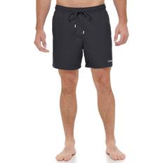 Calvin Klein Men Swimming Trunks Calvin Klein Men's Euro Logo Swim Trunks Black