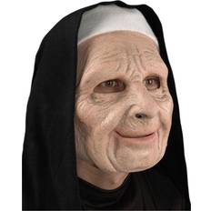 Svart Ansiktsmasker The Town Scary Nun Mask Black