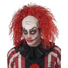 Halloween Short Wigs California Costumes Red Creepy Clown Wig