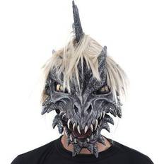 Unisex Wigs Zagone Studios Monroe the Dragon Latex Adult Costume Mask One Size FRG1008