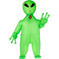 Morphsuit Kids giant alien inflatable costume boys girls blow up halloween fancy dress