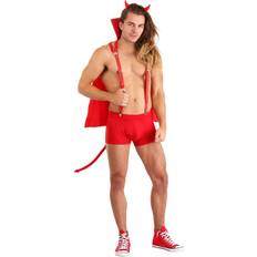 Roma Flaming Devil Costume for Men Red