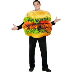 Rasta Imposta Fried Chicken Sandwich Get Real Costume Green/Brown/Orange