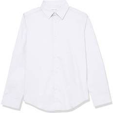 Calvin Klein Shirts Calvin Klein Boys' Long Sleeve Slim Fit Dress Shirt - White