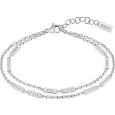 HUGO BOSS Dam Armband HUGO BOSS Ladies Laria Stainless Steel Crystal Bracelet