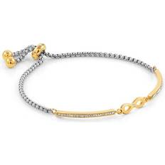 Nomination S Bracelets Nomination Milleluci Gold PVD Plated Infinity Bracelet