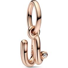 Pandora Moments Letter u Script Alphabet bokstavssmycke berlock 782479C01