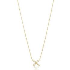 Ellipse Mini Necklace - Gold