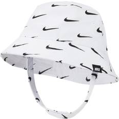 Nike Black Bucket Hats Nike Little Kids Dry Bucket Hat White7A2973-001/Swoosh, 2-4T