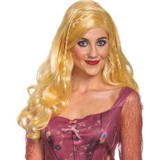 Halloween Parrucche Lunghe Disguise Disney Hocus Pocus Sarah Deluxe Adult Costume Wig One