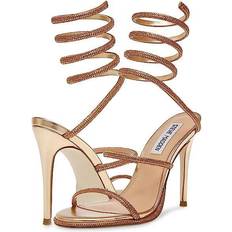 Bronze Heeled Sandals Steve Madden Exotica Heeled Sandal Bronze Women's Shoes Bronze