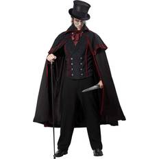 Men's Victorian Jack the Ripper Costume Black L