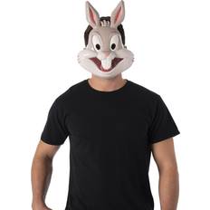 Grå Maskerad Heltäckande masker Rubies Official Warner Bros. Space Jam Bugs Bunny-mask, tecknad dräkt tillbehör för vuxna