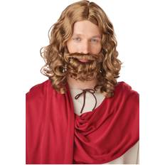 Perruques Courtes California Costumes Jesus Adult Wig and Beard