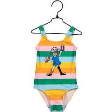 Pippi Langstrømpe Lagkage Badedragt, Green, 110/116