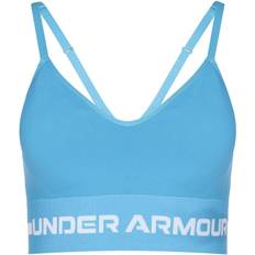 Under Armour Seamless Low Long Bra - Blue