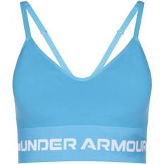 Under Armour UA Seamless Low Long Bra - Blu