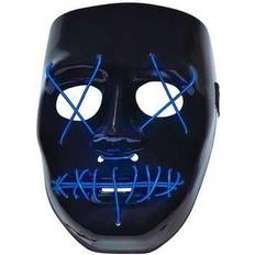 Blue Facemasks Fancy Dress Bristol Novelty Anarchy Light Up Mask