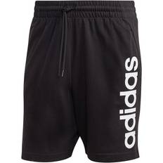 Uomo Shorts Adidas Aeroready Essentials Single Jersey Linear Logo - Nero