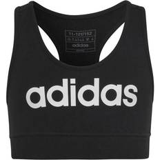 Katoen Bralettes Adidas Essentials Linear Logo - Kleur Zwart