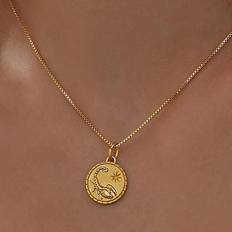 Rachel Jackson London Zodiac Necklace, Scorpio, Women