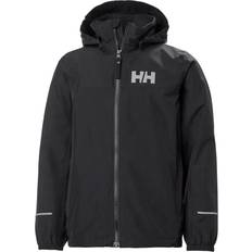 Svarte Regnjakker Helly Hansen Junior's Juell Waterproof Jacket - Black (41778-990)