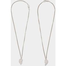 Balenciaga Lovelock Brass & Glass Necklace