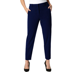 Roman Short Straight Leg Stretch Trouser - Navy