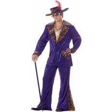 California Costumes Purple Pimp Fancy Dress Purple