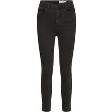 Noisy May Nmagnes Hög Midja Skinny Fit-jeans Svart