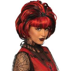 Red Short Wigs Forum Novelties Widow Spider Wig Adult Costume Accessory