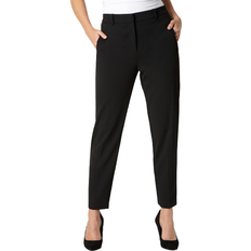 Roman Short Straight Leg Stretch Trouser - Black