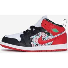 Jordan Red Trainers Jordan 1 Mid SE Ugly Christmas Sweater TD