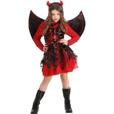 Fun Costumes Sparkling Devil Girl's Costume Dress XL