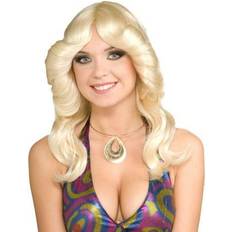 Women Short Wigs Forum Novelties 70s disco doll wig blonde