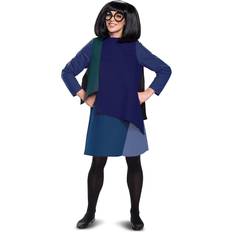 Disguise Incredibles Deluxe Adult Edna Costume Black/Blue