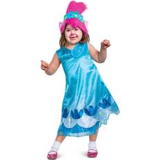 Disguise Kids Trolls Poppy Adaptive Costume Pink/Blue 3T/4T