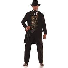 Halloween - Hombres Vestidos de fiesta Underwraps Costumes Gambler Outlaw Costume