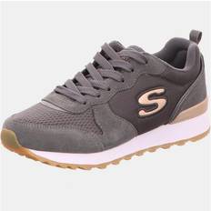 Skechers 38 - Rosa Skor Skechers Og Gold'n Gurl dam Charcoal mocka nylon mesh roséguld trim