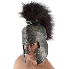 Gold Headgear Elope Gladiator Warrior Costume Helmet Gray