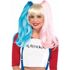 Halloween Perruques Courtes Leg Avenue Deviant Doll Wig With Clip On Pony Tails O/S Multicolor