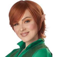 Brown Short Wigs California Costumes Peter pan shag wig