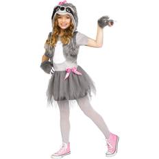 Gris Vestidos de fiesta Fun World Sweet Sloth Girl's Costume