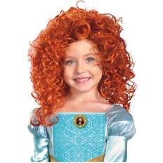 Red Short Wigs Disguise Merida Kids Wig Red